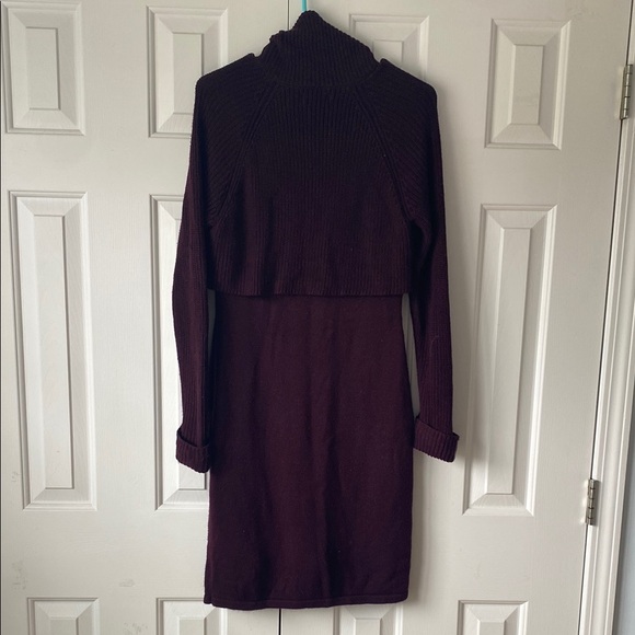 Calvin Klein Women's Sweater Dress in Deep Plum Size M - Picture 5 of 7